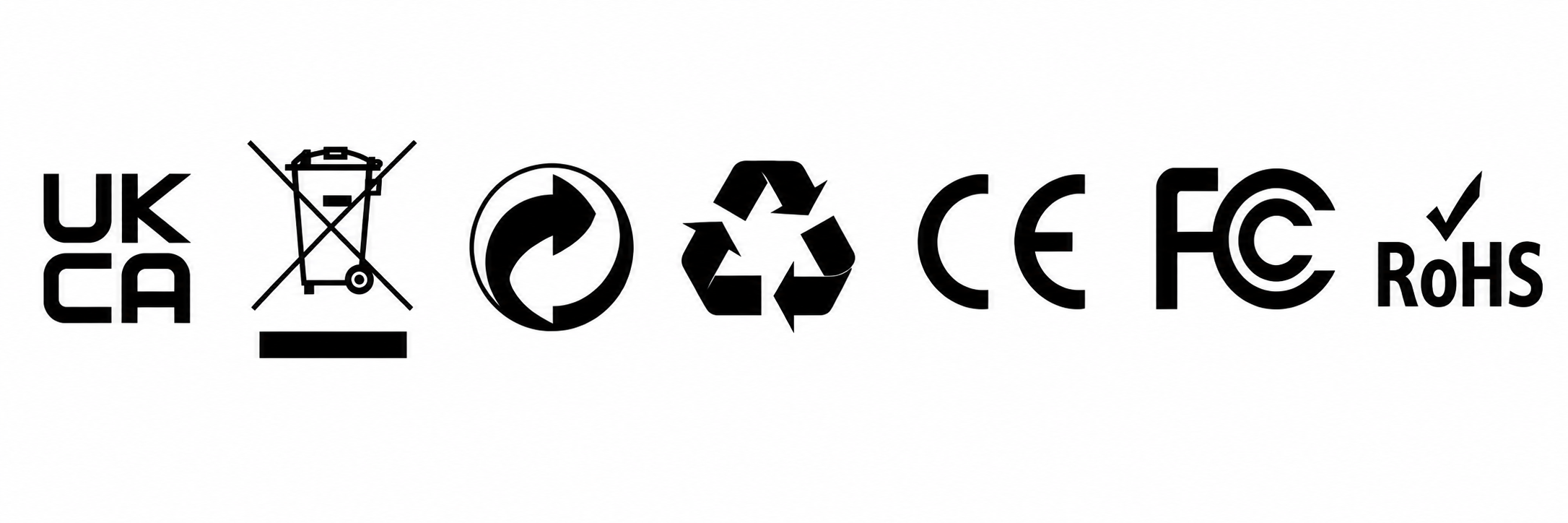 Certifications: UKCA, WEEE, CE, FCC, RoHS